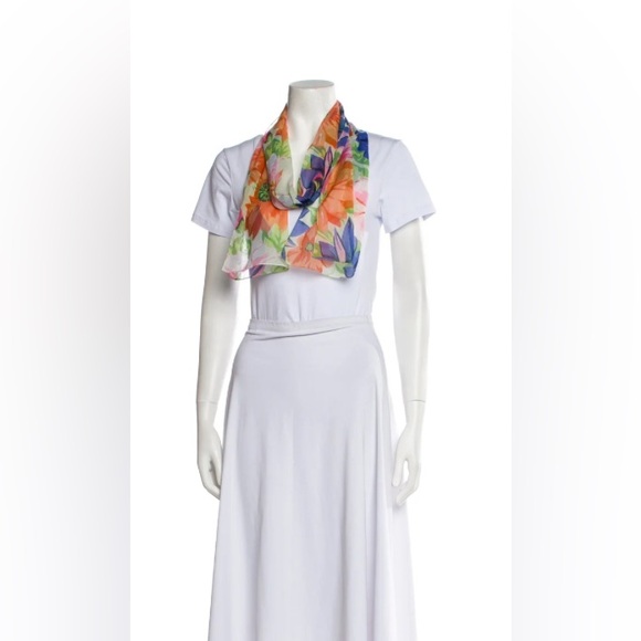 Diane Von Furstenberg The Color Authority Floral Scarf